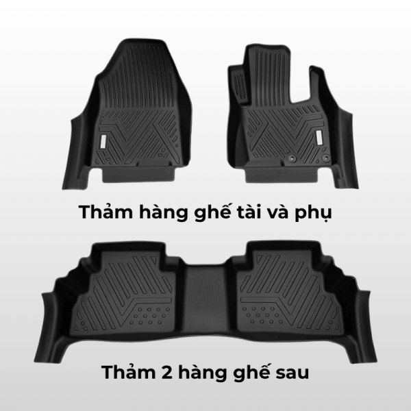 Bộ thảm lót sàn ô tô Hyundai Tucson chất liệu TPE