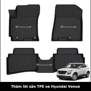 Thảm lót sàn ô tô Hyundai Venue chất liệu TPE