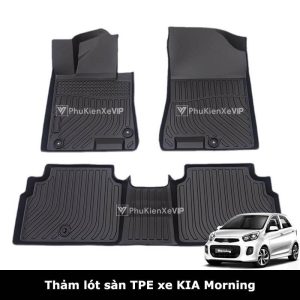 Thảm lót sàn ô tô KIA Morning chất liệu TPE