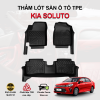 Thảm lót sàn xe ô tô KIA Soluto chất liệu TPE khuôn đúc nguyên khối tràn viền cao cấp
