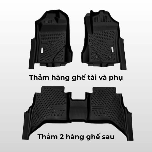 Bộ thảm lót sàn ô tô Land Rover Range Rover chất liệu TPE