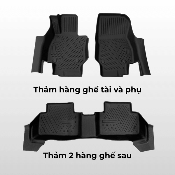 Bộ thảm lót sàn ô tô Lexus GX chất liệu TPE