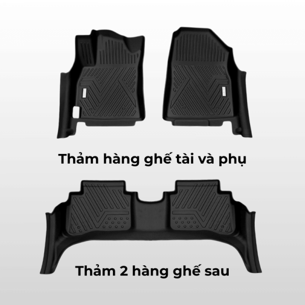 Bộ thảm lót sàn ô tô Lexus IS chất liệu TPE