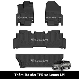 Thảm lót sàn ô tô Lexus LM chất liệu TPE