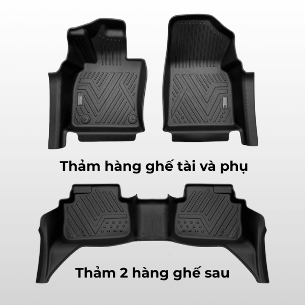 Bộ thảm lót sàn ô tô Lexus LS chất liệu TPE