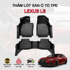 Thảm lót sàn xe ô tô Lexus LS chất liệu TPE khuôn đúc nguyên khối tràn viền cao cấp