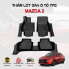 Thảm lót sàn xe ô tô Mazda 2 chất liệu TPE khuôn đúc nguyên khối tràn viền cao cấp