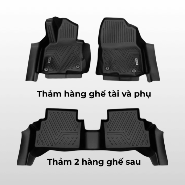 Bộ thảm lót sàn ô tô Mazda CX-5 chất liệu TPE