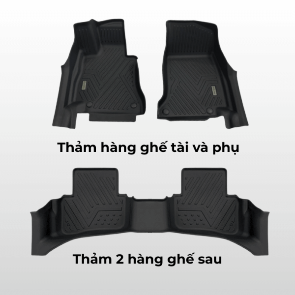 Bộ thảm lót sàn ô tô Mercedes Benz C Class chất liệu TPE