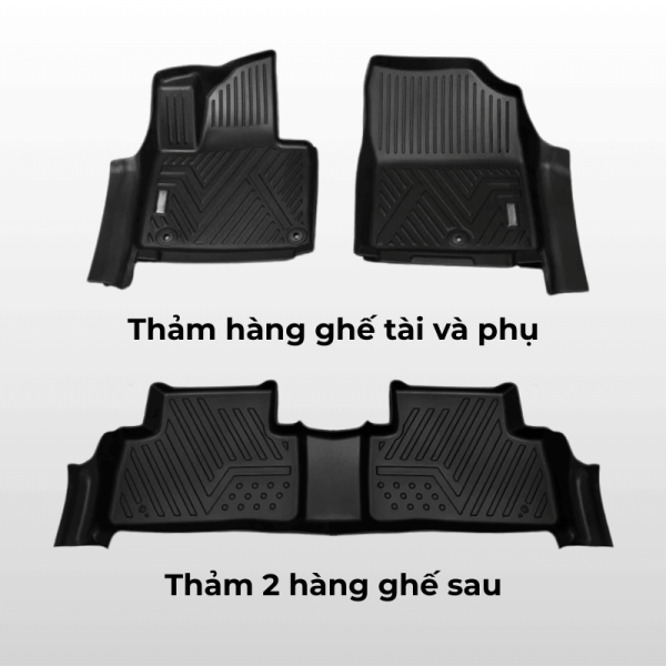 Bộ thảm lót sàn ô tô Mercedes Benz G Class chất liệu TPE