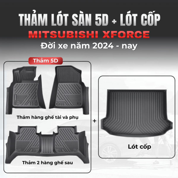 Thảm lót sàn ô tô TPE 5D & Lót cốp