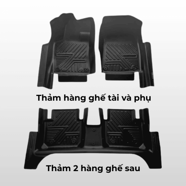 Bộ thảm lót sàn ô tô Peugeot 408 chất liệu TPE