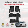 Thảm lót sàn xe ô tô Toyota Land Cruiser chất liệu TPE khuôn đúc nguyên khối tràn viền cao cấp