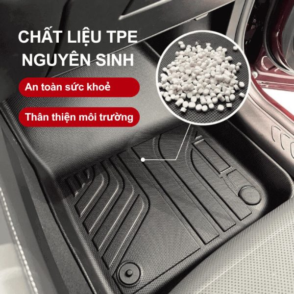 Chất liệu TPE nguyên sinh an toàn, bảo vệ sức khoẻ và thân thiện môi trường