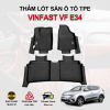 Thảm lót sàn xe ô tô VinFast VF E34 chất liệu TPE khuôn đúc nguyên khối tràn viền cao cấp
