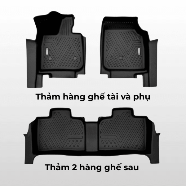 Bộ thảm lót sàn ô tô Vinfast VF7 chất liệu TPE