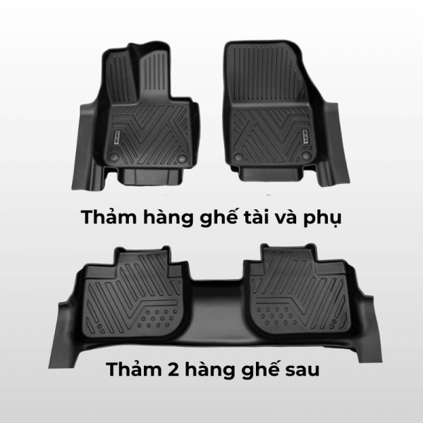 Bộ thảm lót sàn ô tô Vinfast VF8 chất liệu TPE