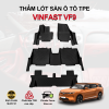Thảm lót sàn xe ô tô VinFast VF9 chất liệu TPE khuôn đúc nguyên khối tràn viền cao cấp
