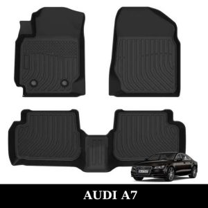 Thảm lót sàn xe ô tô Audi A7 chất liệu TPE khuôn đúc nguyên khối tràn viền cao cấp