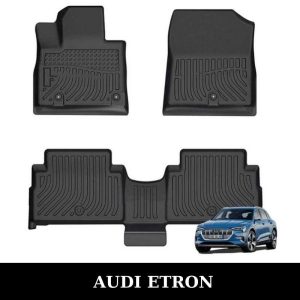 Thảm lót sàn xe ô tô Audi E-Tron chất liệu TPE khuôn đúc nguyên khối tràn viền cao cấp