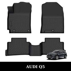 Thảm lót sàn xe ô tô Audi Q5 chất liệu TPE khuôn đúc nguyên khối tràn viền cao cấp