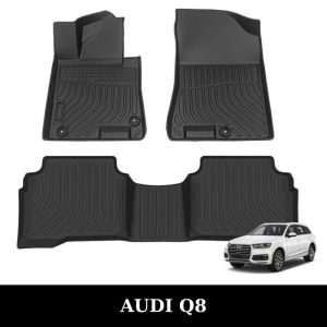 Thảm lót sàn xe ô tô Audi Q8 chất liệu TPE khuôn đúc nguyên khối tràn viền cao cấp