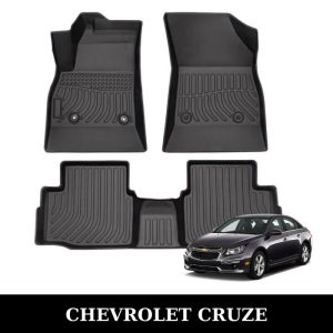 Thảm lót sàn xe ô tô Chevrolet Cruze chất liệu TPE khuôn đúc nguyên khối tràn viền cao cấp