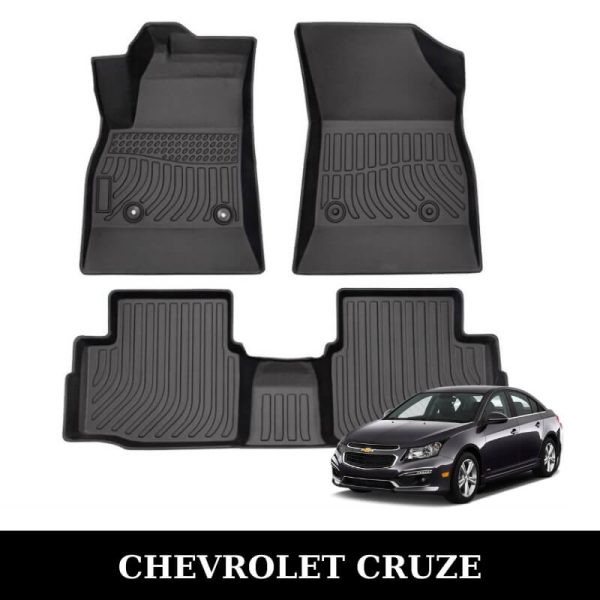 Thảm lót sàn xe ô tô Chevrolet Cruze chất liệu TPE khuôn đúc nguyên khối tràn viền cao cấp