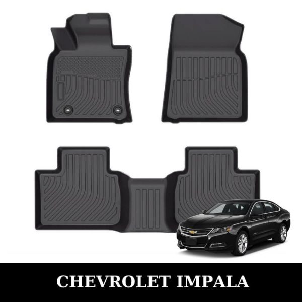 Thảm lót sàn xe ô tô Chevrolet Impala chất liệu TPE khuôn đúc nguyên khối tràn viền cao cấp