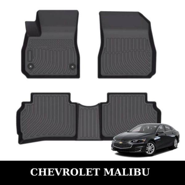 Thảm lót sàn xe ô tô Chevrolet Malibu chất liệu TPE khuôn đúc nguyên khối tràn viền cao cấp