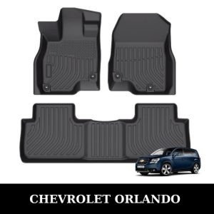 Thảm lót sàn xe ô tô Chevrolet Orlando chất liệu TPE khuôn đúc nguyên khối tràn viền cao cấp