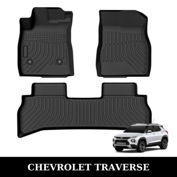 Thảm lót sàn xe ô tô Chevrolet Traverse chất liệu TPE khuôn đúc nguyên khối tràn viền cao cấp