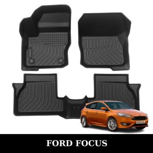Thảm lót sàn xe ô tô Ford Focus chất liệu TPE khuôn đúc nguyên khối tràn viền cao cấp