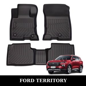 Thảm lót sàn xe ô tô Ford Territory chất liệu TPE khuôn đúc nguyên khối tràn viền cao cấp