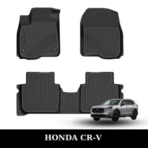 Thảm lót sàn xe ô tô Honda CR-V chất liệu TPE khuôn đúc nguyên khối tràn viền cao cấp