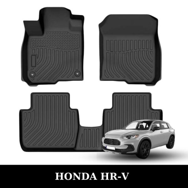 Thảm lót sàn xe ô tô Honda HR-V chất liệu TPE khuôn đúc nguyên khối tràn viền cao cấp