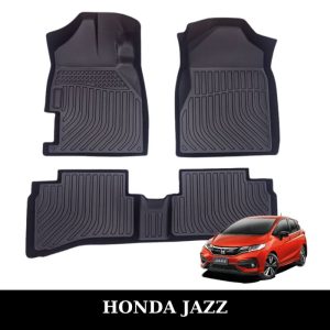 Thảm lót sàn xe ô tô Honda Jazz chất liệu TPE khuôn đúc nguyên khối tràn viền cao cấp