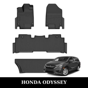 Thảm lót sàn xe ô tô Honda Odyssey chất liệu TPE khuôn đúc nguyên khối tràn viền cao cấp
