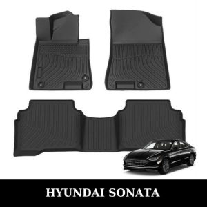 Thảm lót sàn xe ô tô Hyundai Sonata chất liệu TPE khuôn đúc nguyên khối tràn viền cao cấp