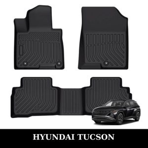 Thảm lót sàn xe ô tô Hyundai Tucson chất liệu TPE khuôn đúc nguyên khối tràn viền cao cấp