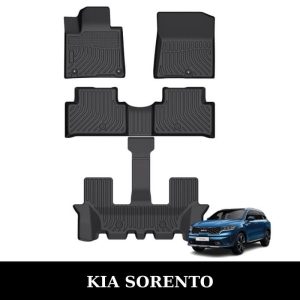 Thảm lót sàn xe ô tô KIA Sorento chất liệu TPE khuôn đúc nguyên khối tràn viền cao cấp