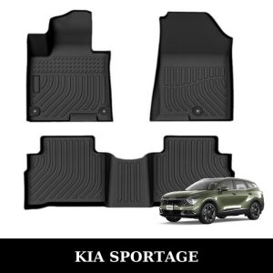 Thảm lót sàn xe ô tô KIA Sportage chất liệu TPE khuôn đúc nguyên khối tràn viền cao cấp
