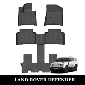 Thảm lót sàn xe ô tô Land Rover Defender chất liệu TPE khuôn đúc nguyên khối tràn viền cao cấp