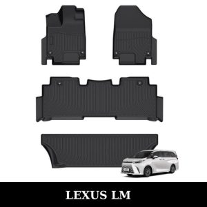 Thảm lót sàn xe ô tô Lexus LM chất liệu TPE khuôn đúc nguyên khối tràn viền cao cấp