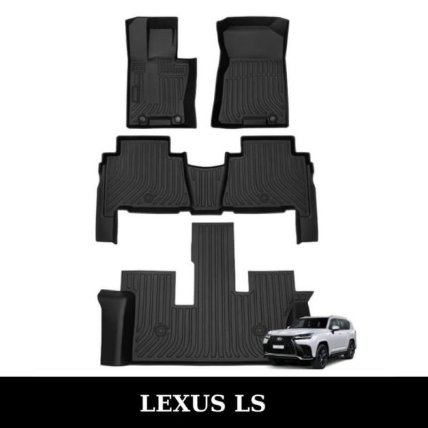 Thảm lót sàn ô tô Lexus LS 2020-2024 đúc 3D vừa khít sàn