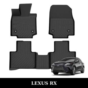 Thảm lót sàn xe ô tô Lexus RX chất liệu TPE khuôn đúc nguyên khối tràn viền cao cấp