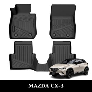 Thảm lót sàn xe ô tô Mazda CX-3 chất liệu TPE khuôn đúc nguyên khối tràn viền cao cấp