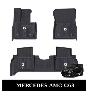 Thảm lót sàn xe ô tô Mercedes AMG G63 chất liệu TPE khuôn đúc nguyên khối tràn viền cao cấp