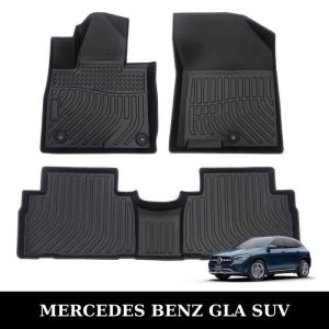 Thảm lót sàn xe ô tô Mercedes Benz GLA SUV chất liệu TPE khuôn đúc nguyên khối tràn viền cao cấp