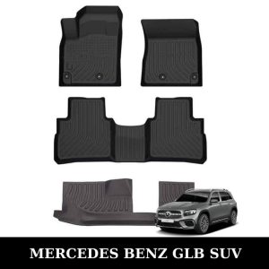 Thảm lót sàn xe ô tô Mercedes Benz GLB SUV chất liệu TPE khuôn đúc nguyên khối tràn viền cao cấp